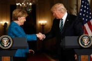 'Imigrao  um privilgio, no um direito', diz Trump aps encontro com Merkel na Casa Branca