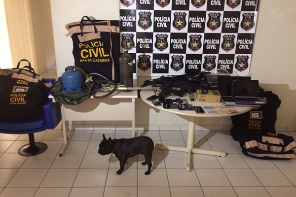 Polcia apreende at ces furtados com grupo em Joinville; 4 so presos