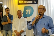 Senador Esperidio Amin participa de reunio do PP em Gaspar
