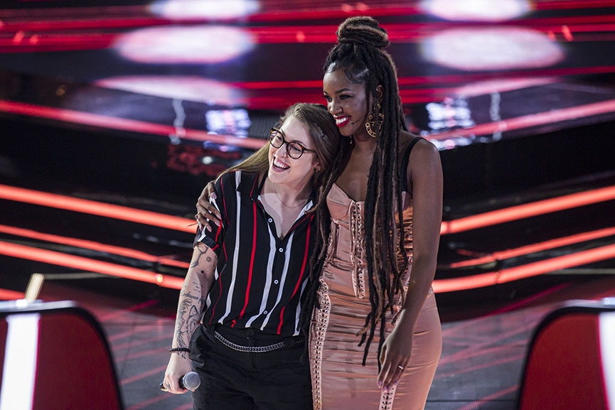 Gasparense Luana Berti  classificada para prxima fase do The Voice, da Rede Globo