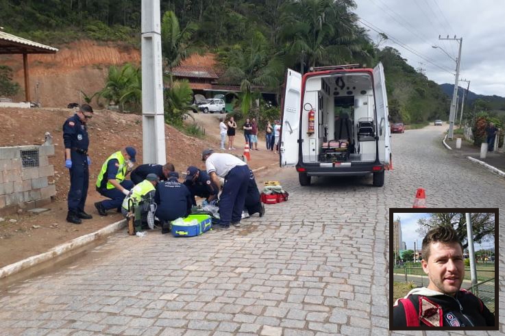Homem morre aps colidir moto contra poste no bairro Gaspar Grande