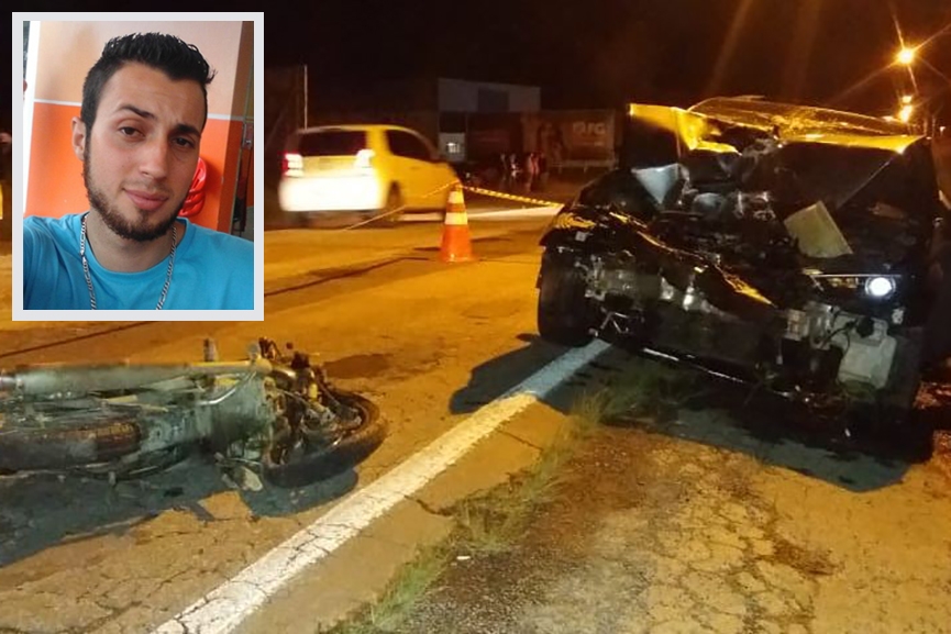 Jovem morto em grave acidente de moto em Gaspar ser sepultado nesta quarta