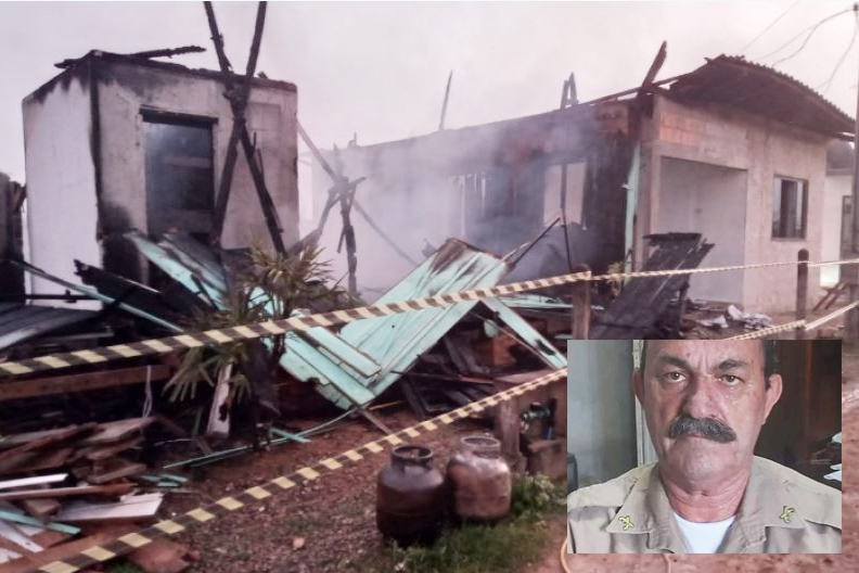 Campanha vai ajudar policial de Ilhota a reconstruir casa queimada em incndio