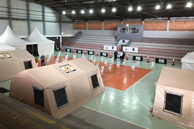 Ginsio Joo dos Santos abre como Centro de Triagem do coronavrus a partir de quarta