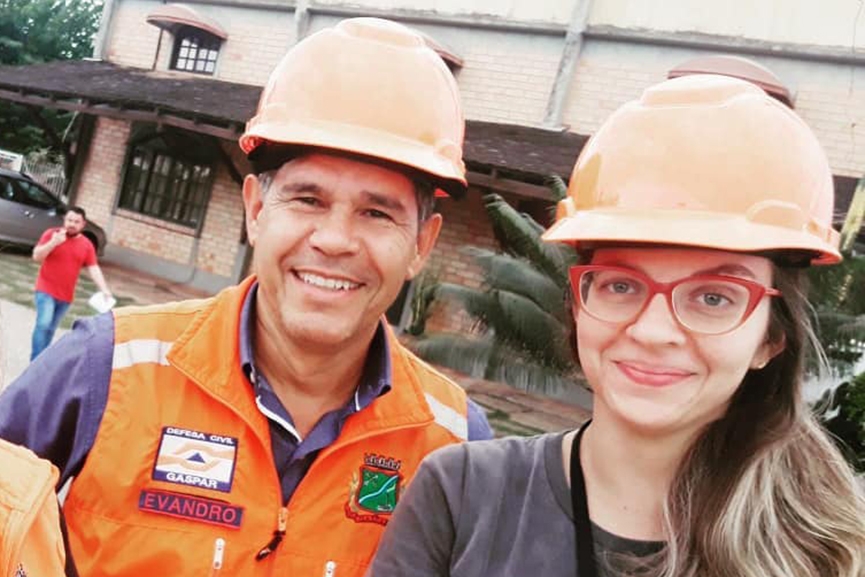 Ana Janana de Souza assume Defesa Civil de Gaspar no lugar de Evandro Amaral