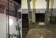 Cabo de elevador residencial se rompe e duas pessoas ficam feridas no Belchior, em Gaspar