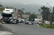 Grave acidente  registrado na Rodovia Ivo Silveira, em Gaspar
