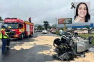 Identificada mulher morta em acidente na Ivo Silveira; ela era servidora da Prefeitura de Gaspar