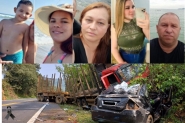 Identificada famlia que morreu em grave acidente em rodovia de SC
