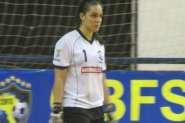 Goleira Missi de Ilhota � campe� do mundo de futsal 