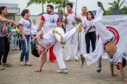 Capoeiristas sobem de n�vel em Ilhota