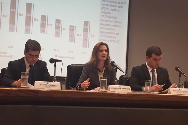 Contas do governo registram d�ficit de R$ 26,3 bilh�es em fevereiro