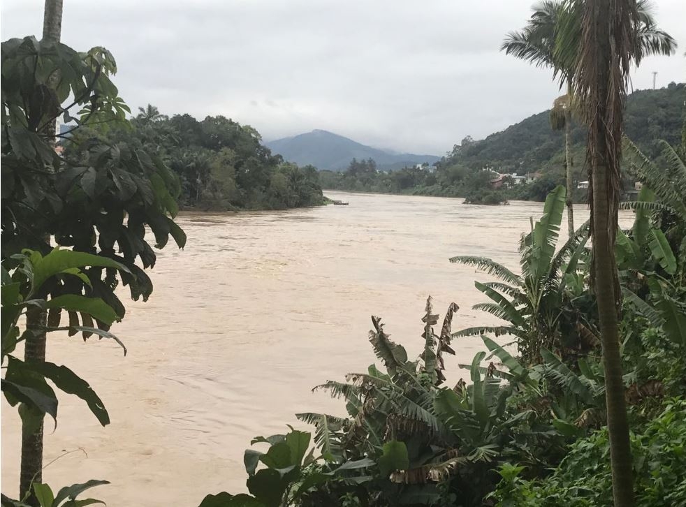 Defesa Civil continuar de planto at sexta-feira (9) em Gaspar