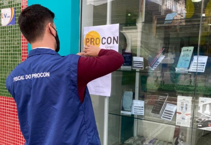 Procon suspende vendas do Operadora Oi em Gaspar