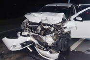 Duas mulheres so hospitalizadas aps acidente entre carros em Ilhota