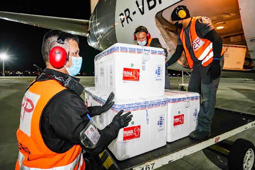 Santa Catarina recebe mais 316 mil doses da vacina contra o coronavrus