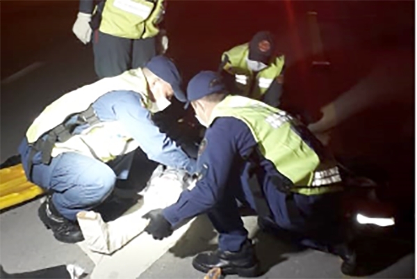 Acidente entre carro e moto deixa jovem ferido no bairro Bela Vista, em Gaspar