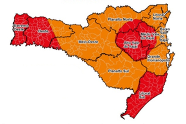 Defesa Civil emite alerta sobre onda de calor em Santa Catarina