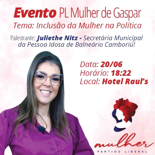 PL Gaspar promove palestra sobre a inclusão das mulheres na política