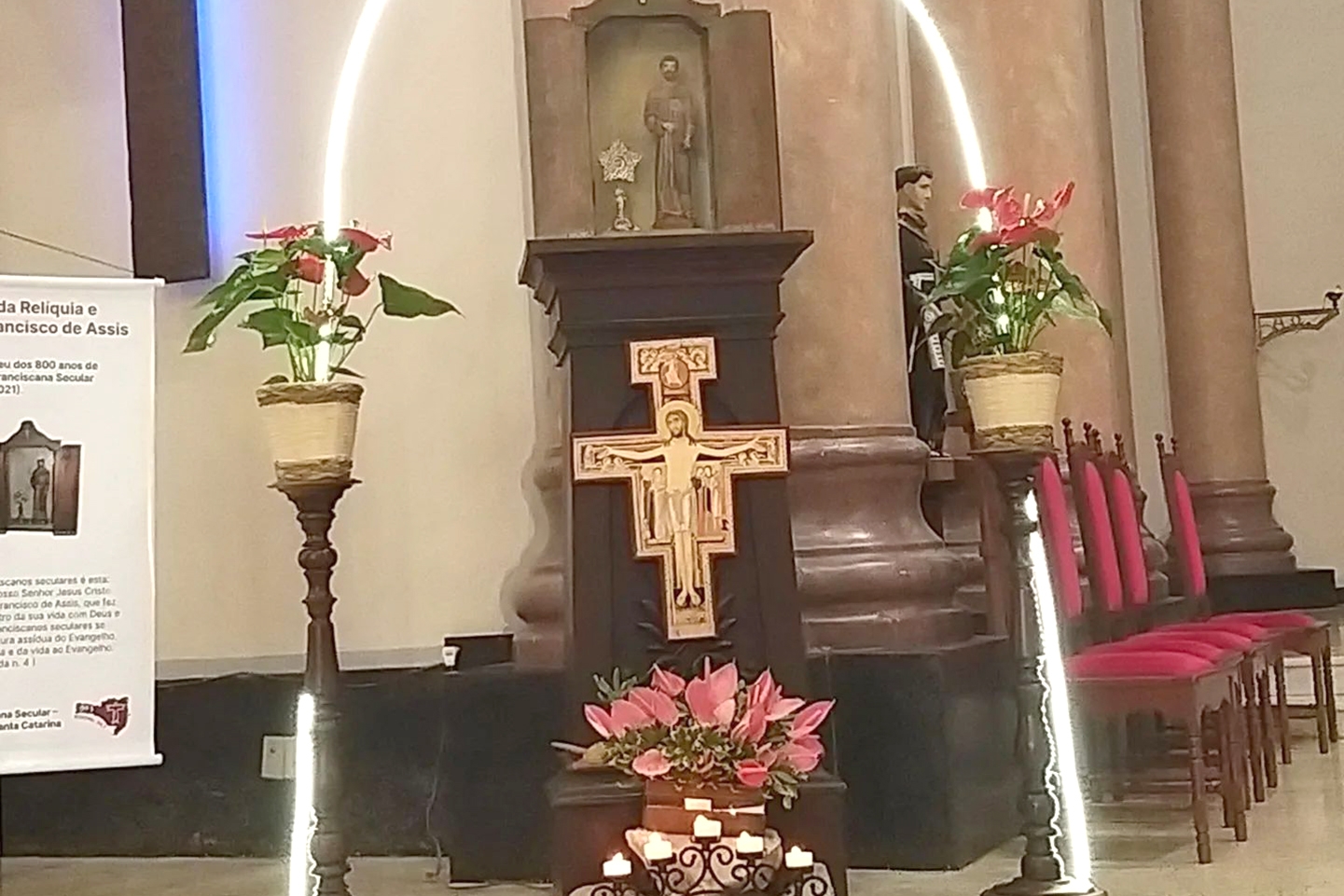 Gaspar recebe Peregrinao Relquias de So Francisco