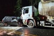 Homem morre em coliso frontal na BR-470, em Pouso Redondo