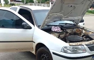 Trs homens em carro adulterado so presos no posto da Polcia Rodoviria no Poo Grande, em Gaspar