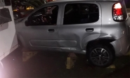Motorista fica ferido e  hospitalizado aps acidente na Margem Esquerda, em Gaspar