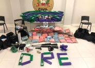 Com apoio da PRF, Polcia Civil apreende mais de 550 mil comprimidos de ecstasy em SC