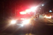 Carro se choca contra rvore aps coliso na Margem Esquerda, em Gaspar; criana e mulher foram hospitalizadas