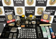 Polcia Civil de Gaspar ajuda em operao contra traficantes e fornecedores de drogas em Blumenau