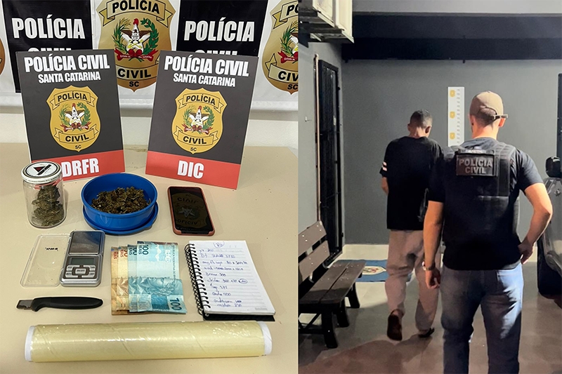 Polcia Civil de Gaspar colabora em operao contra crime organizado em cidades catarinenses