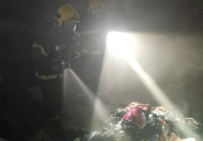 Princpio de incndio atinge galpo de estoque de roupas no Santa Terezinha, em Gaspar