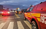 Mulher grvida fica desorientada aps ser atropelada em Blumenau