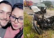 Casal que morreu em grave acidente na Jorge Lacerda ser sepultado em SP e Ilhota