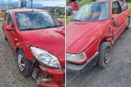 Motorista sem habilitao causa acidente na Ivo Silveira, em Gaspar