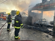 Tragdia em Ilhota: trs casas so completamente destrudas por incndio