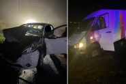Coliso entre veculos  registrada na BR-470, em Ilhota