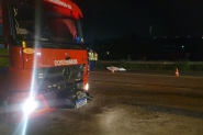 Mulher  atropelada por caminho e morre em Blumenau