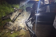 Motorista de caminho ultrapassa em local proibido e causa grave acidente em Luiz Alves