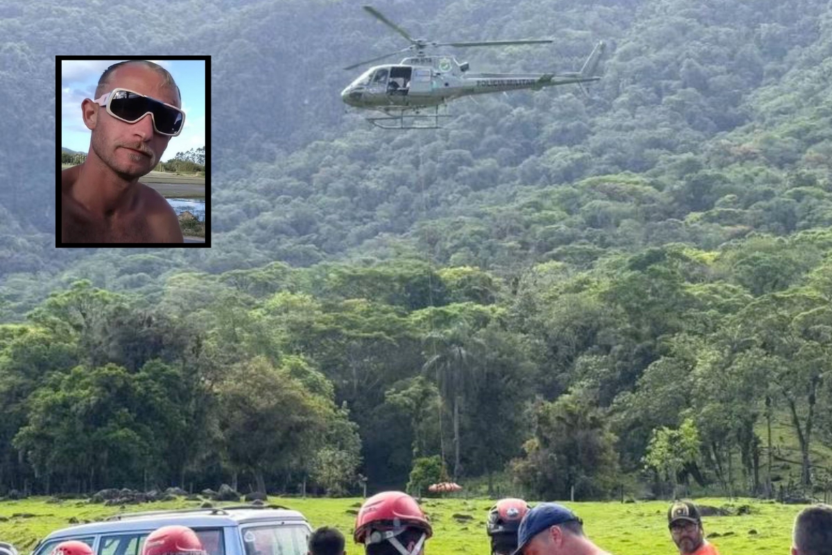 Depois de cinco dias, fora-tarefa resgata montanhista encontrado morto em Joinville