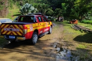 Homem sofre choque eltrico e tem 25% do corpo queimado no Arraial, em Gaspar