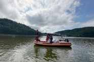Mergulhador de Gaspar ajuda nas buscas por homem que desapareceu aps jet ski virar em Rio dos Cedros