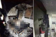 Homem  encontrado carbonizado em cima da cama aps casa pegar fogo em Florianpolis 
