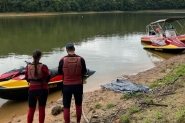 Corpo de homem desaparecido em barragem em Rio dos Cedros  encontrado aps cinco dias de buscas