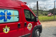Criana  internada aps ingerir soda custica em Ilhota