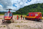 Ciclista de 70 anos  atropelado por carro no Belchior Baixo, em Gaspar
