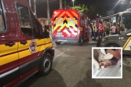 Bombeiros de Ilhota salvam beb de dois dias engasgado com leite materno