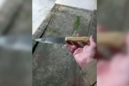 Me e filho so atacados por desconhecido em Itaja