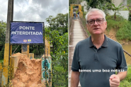 Passagem pela piguela que liga Gasparinho e Coloninha  liberada