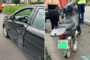 Discusso no trnsito faz motorista fugir e causar acidente no Poo Grande, em Gaspar